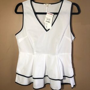 Peplum tank top